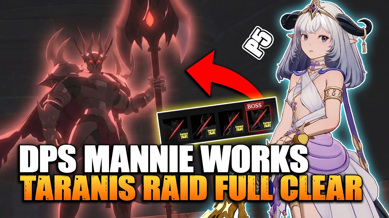 All Bosses Solo Clear with P5 Longsword Mannie | Taranis Raid | The Seven Deadly Sins: Origin