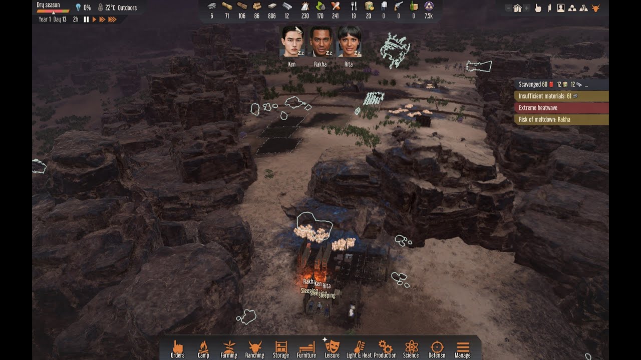 Stranded Alien Dawn(Trading Outpost, Desertum, Jason, Insane Difficulty, Year 1,Day 1 to 12)