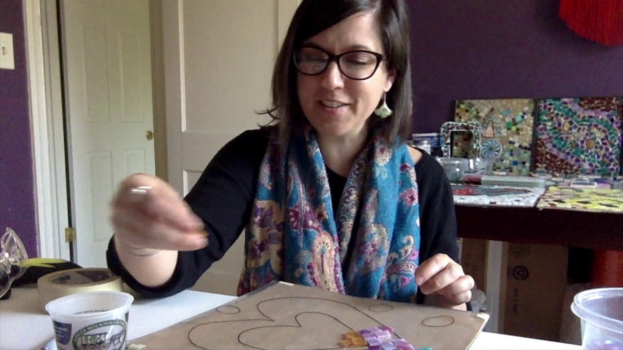 Mosaic Stepping Stones with Sarah McCann