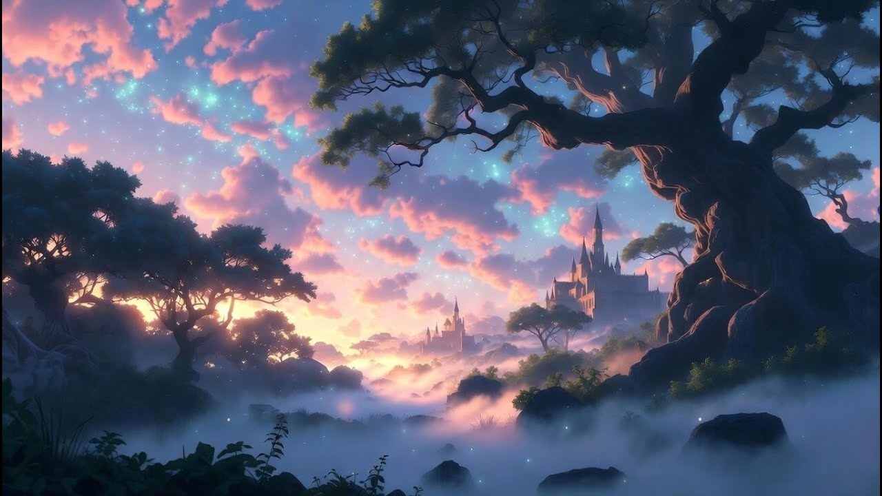 A Peaceful Fantasy Realm ✨ | Calm Ambient Music for Rest & Focus (1 Hour)