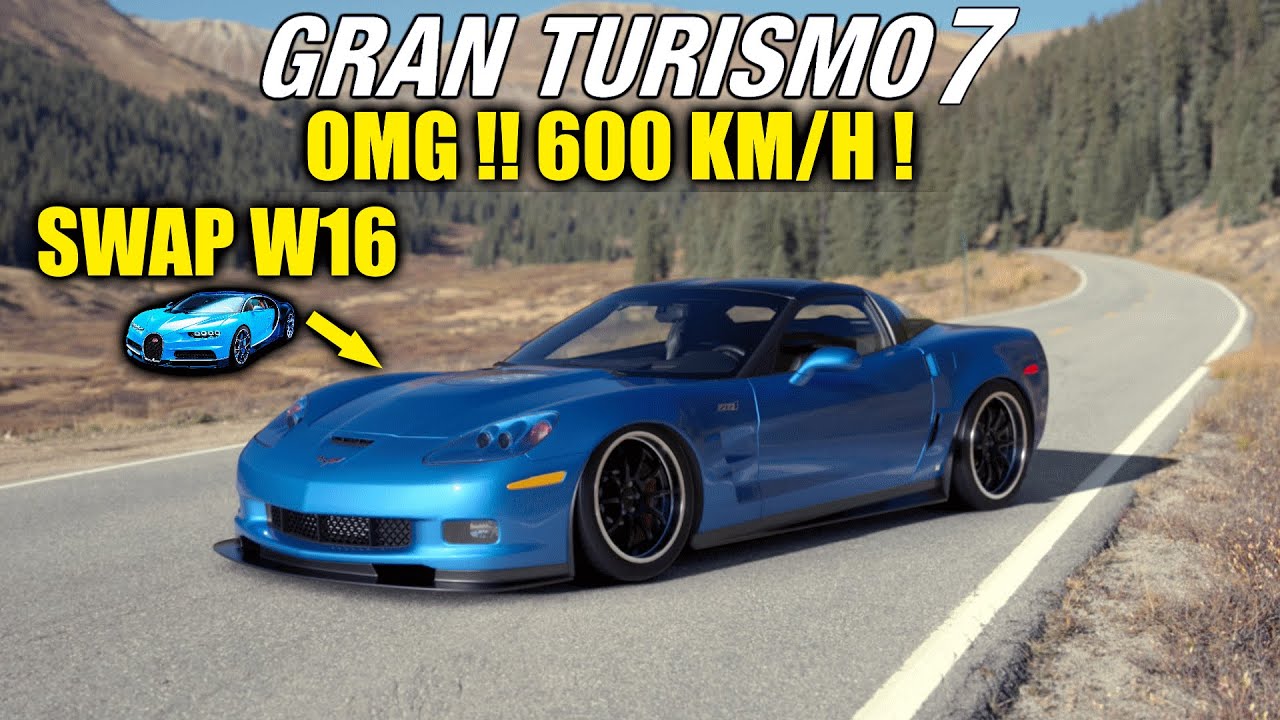 600 KM/H SUR GRAN TURISMO 7 ! CORVETTE SWAP BUGATTI