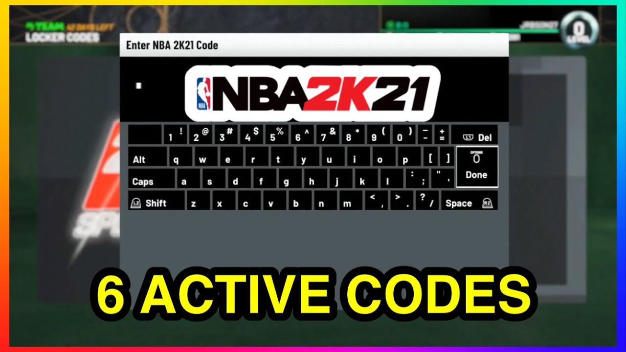 ALL 6 ACTIVE LOCKER CODES IN NBA 2K21 MY TEAM | WORKING LOCKER CODES