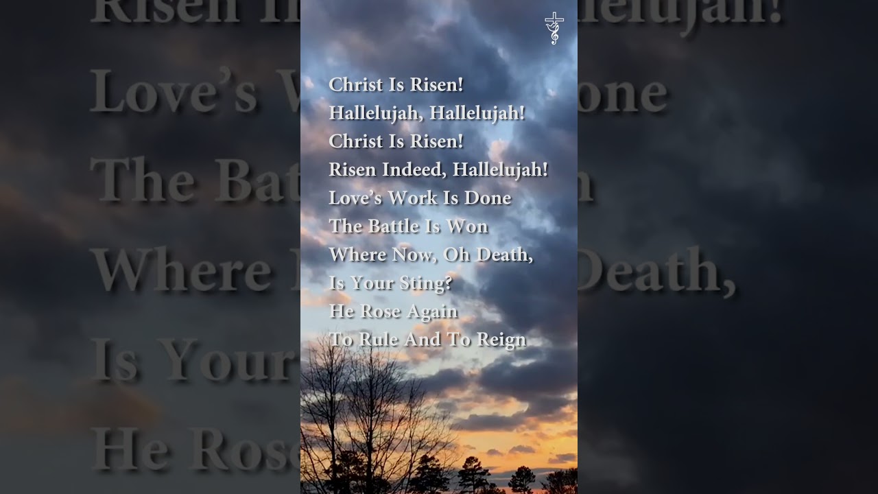 Christ Is Risen Hallelujah Hallelujah! Song Cover & Karaoke Lyrics Shorts 