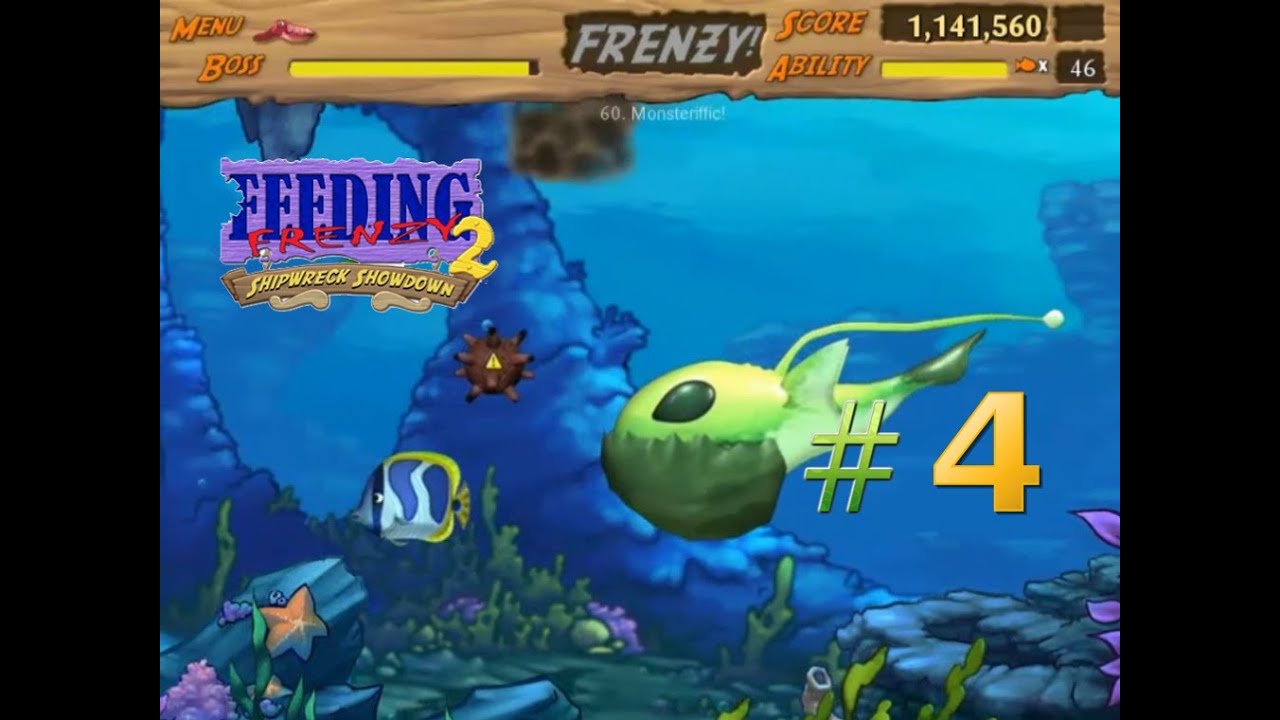 Feeding Frenzy 2 #4 (Stage 49-60) - ออกทะเลครั้งสุดท้าย แหวกว่ายจนตายกระหน่ำ