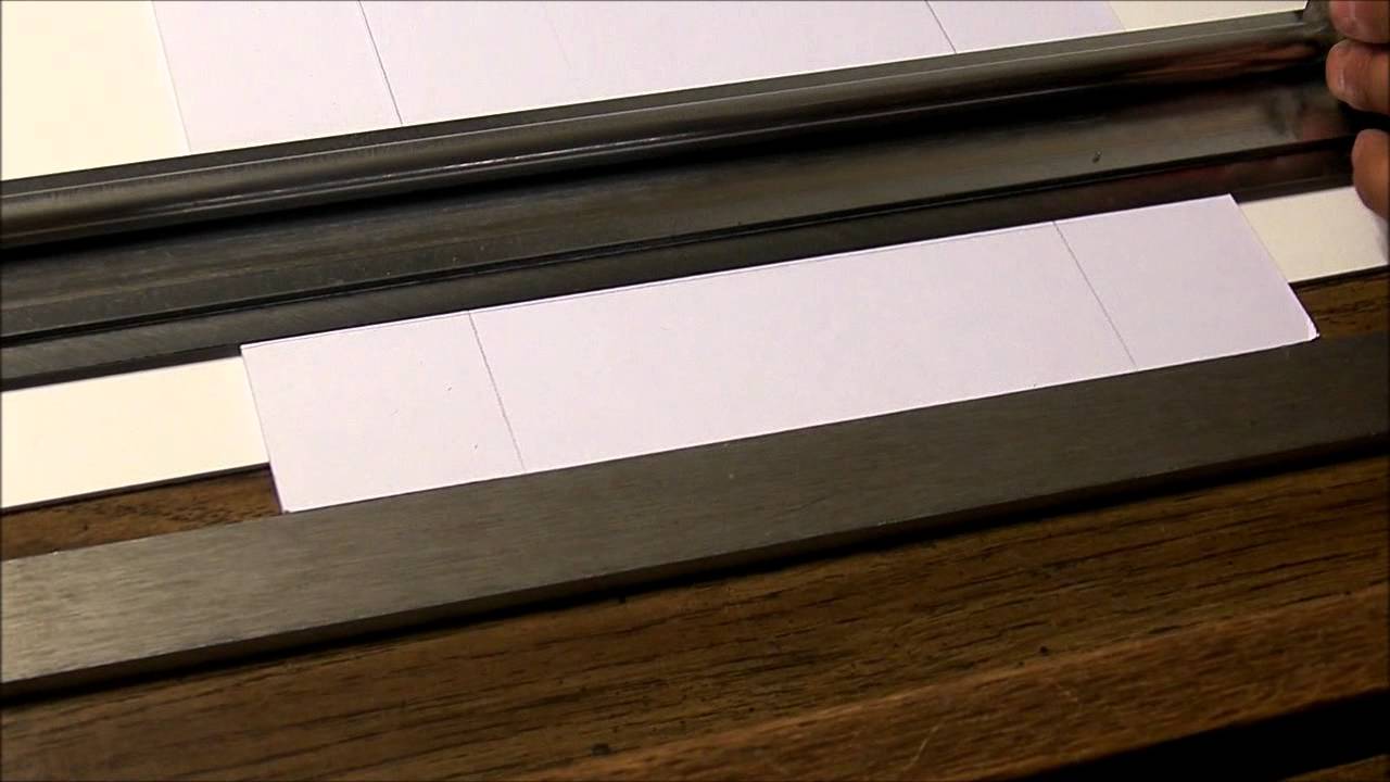 How to Cut an 8Ply Matboard