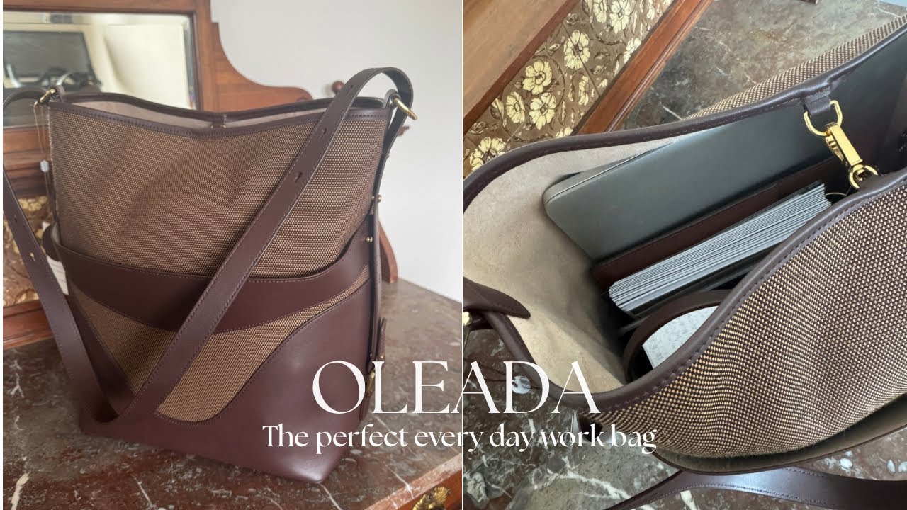 What’s in my bag ft. OLEADA workbag | for work, travel & Errands | Louise Victoria