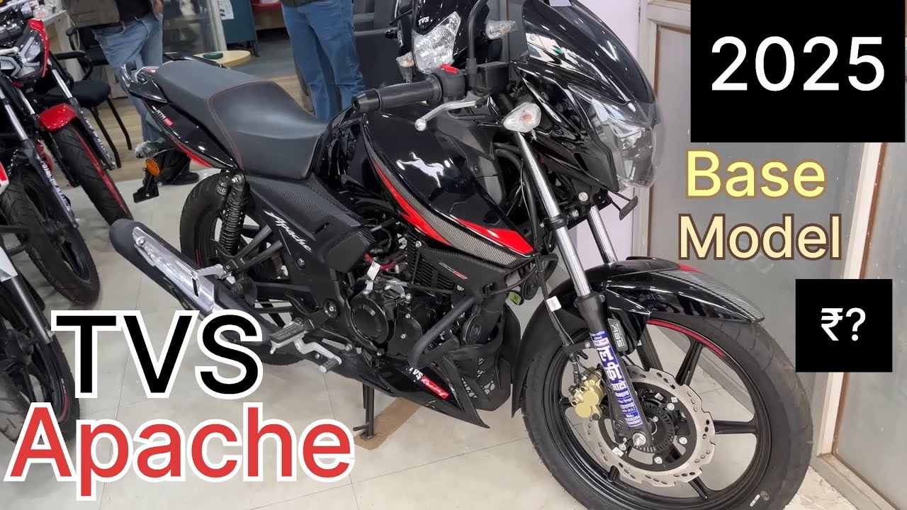 TVS Apache RTR 160 base model 2025 complete detail Video #tvsapache #bike #trending #apachertr1602v 