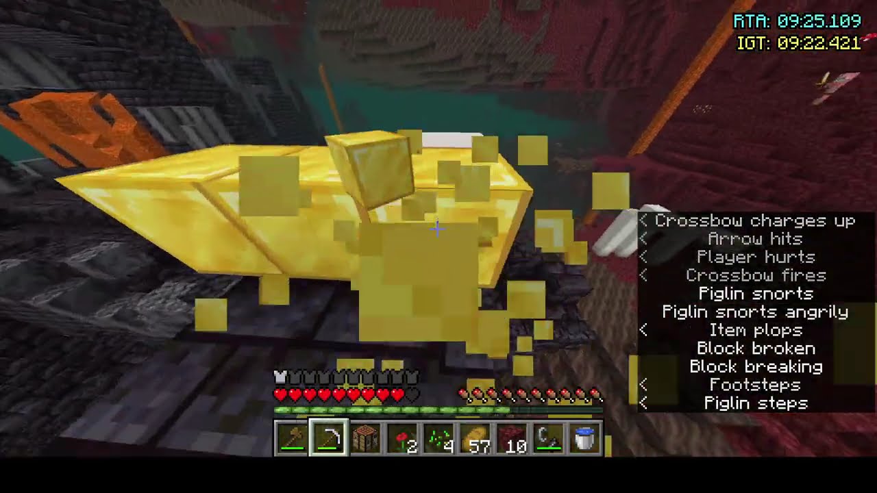 Minecraft RSG in 40:10.699 (verified)