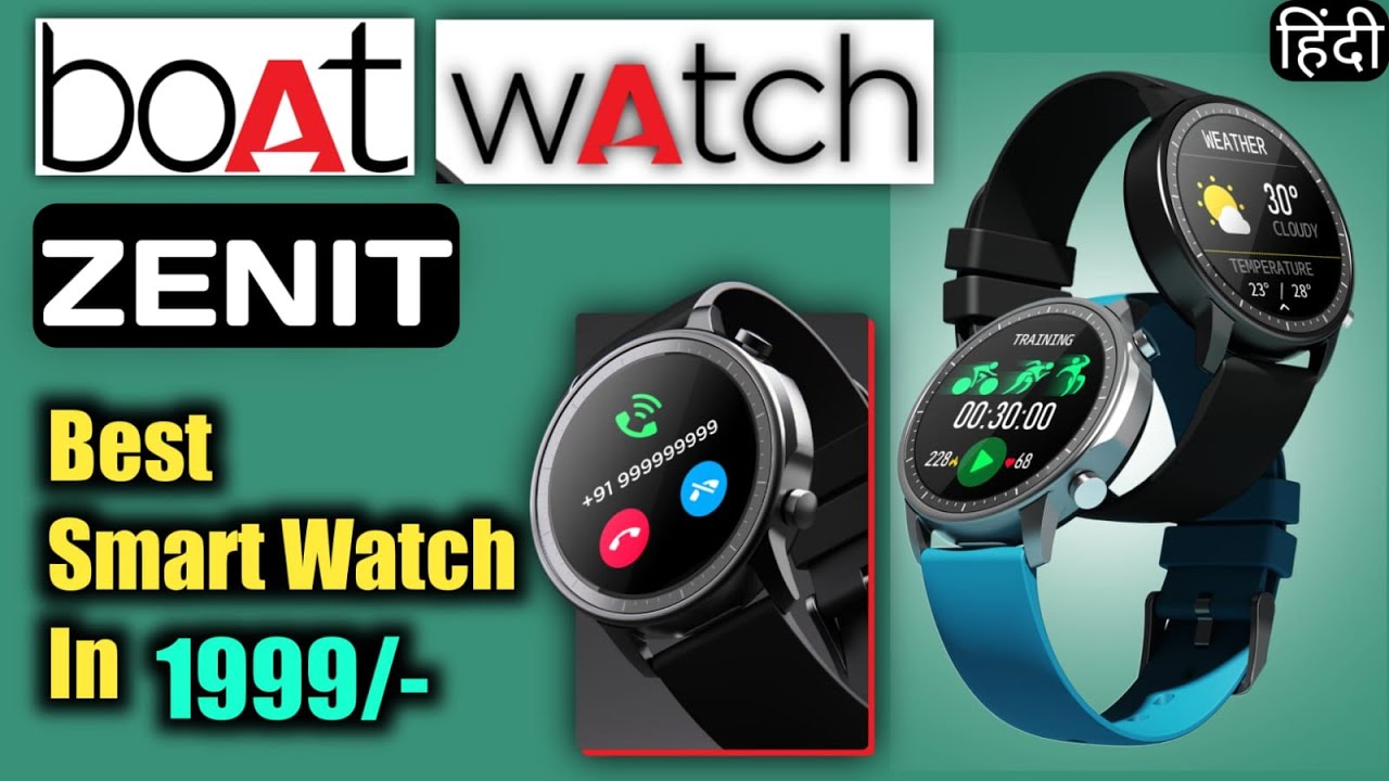 Best SmartWatch In 1,999/- 🔥 Boat Watch Zenit | Full Review | In Hindi