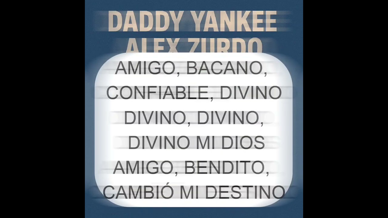 INSTRUMENTAL - ABCD + LETRA + DADDY YANKEE + ALEX ZURDO.I