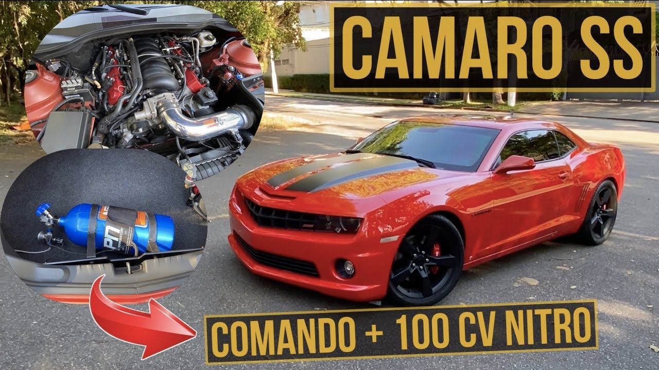 CAMARO SS: câmbio manual, comando bravo e nitro para entregar 579 cv