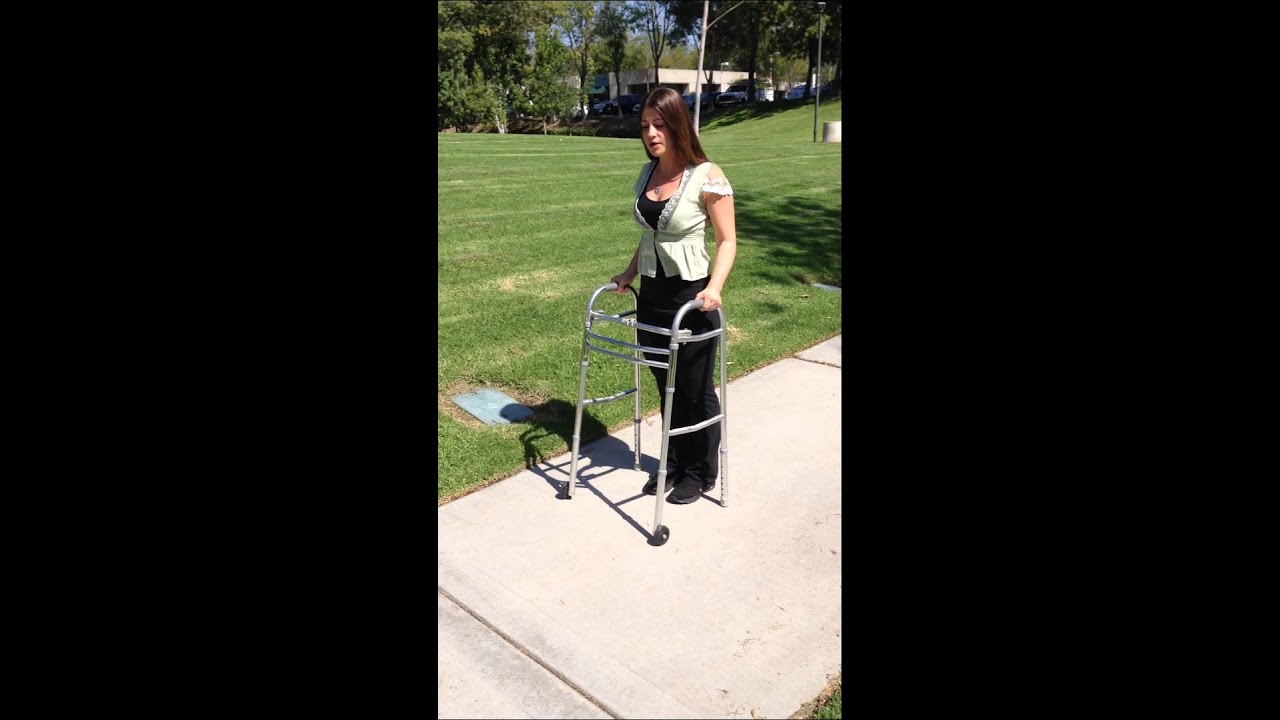 Toe Touch Weight Bearing Front Wheel Walker