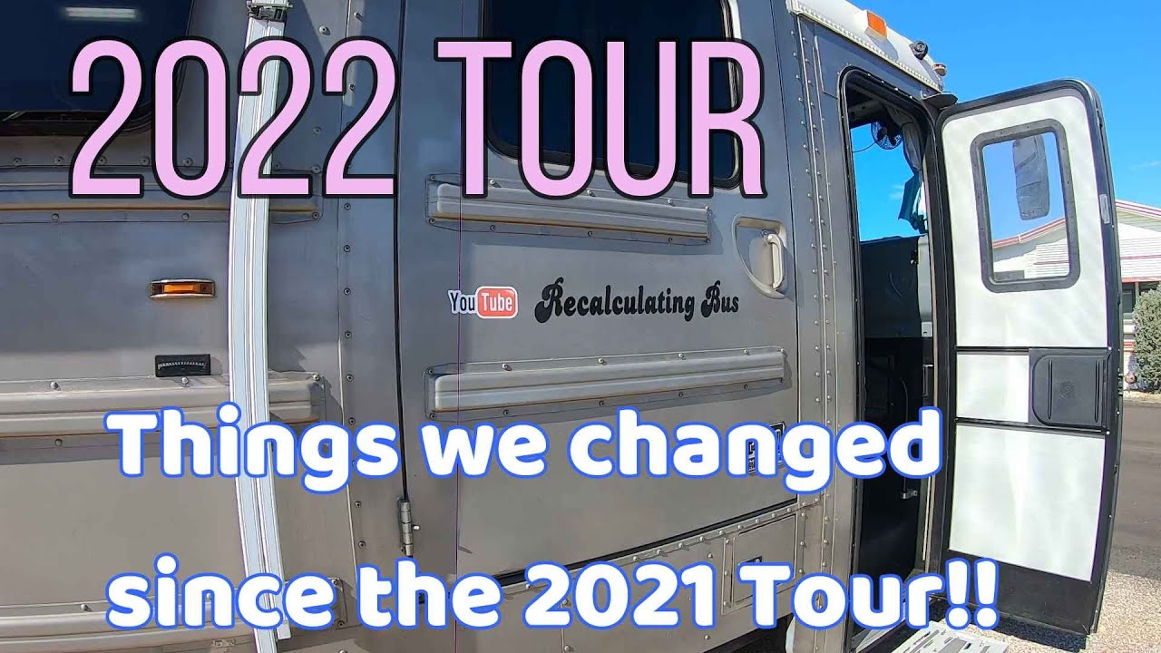 2022 Skoolie Bus TOUR of Recalculating Bus!!   Bus Conversion Travels