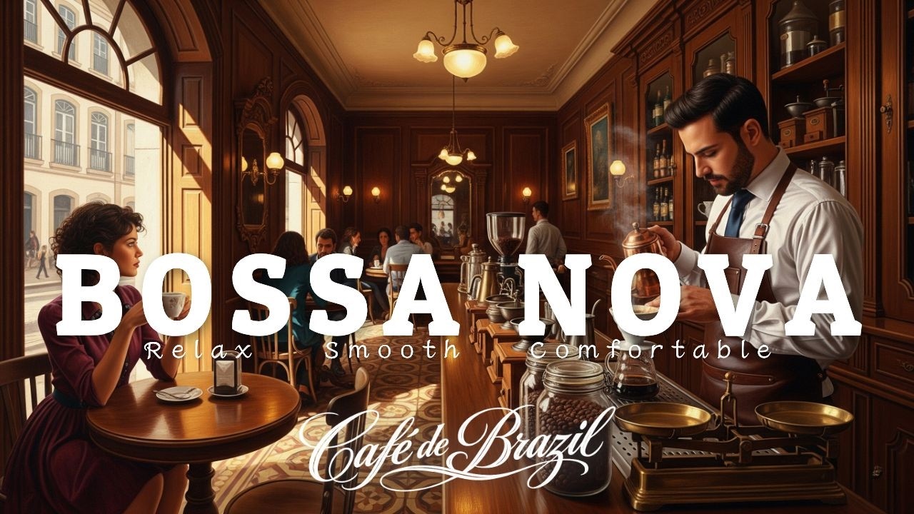 Cafe De Brazil🌿Soft Bossa Nova for a Slow, Beautiful Morning ☀️