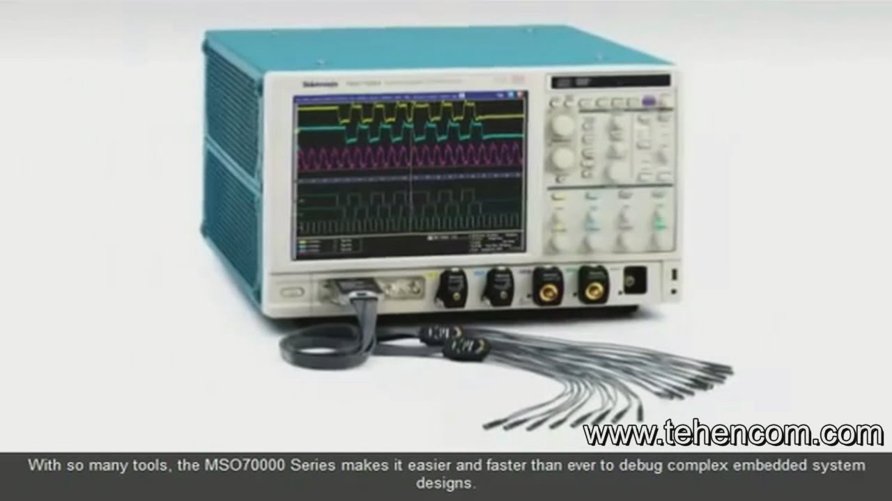 Tektronix DPO70000C(DX) и MSO70000C(DX) - видеообзор сверхбыстрых осциллографов