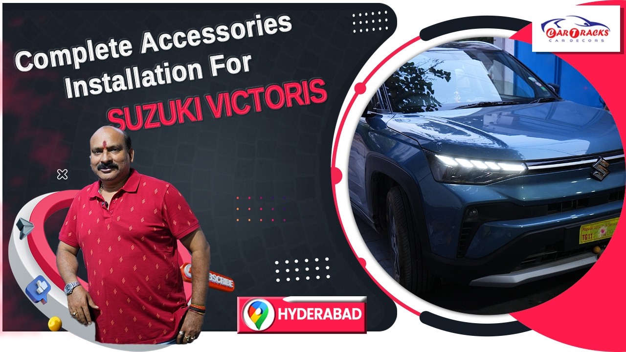 Complete Accessories Installation For Suzuki Victoris | CAR TRACKS