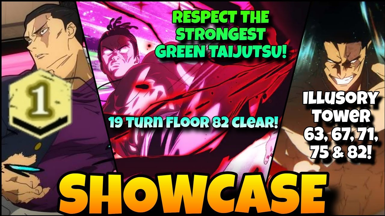 THE #1 GREEN TAIJUTSU UNIT BOOGIE WOOGIES ACROSS ILLUSORY TOWER! | JJK Phantom Parade