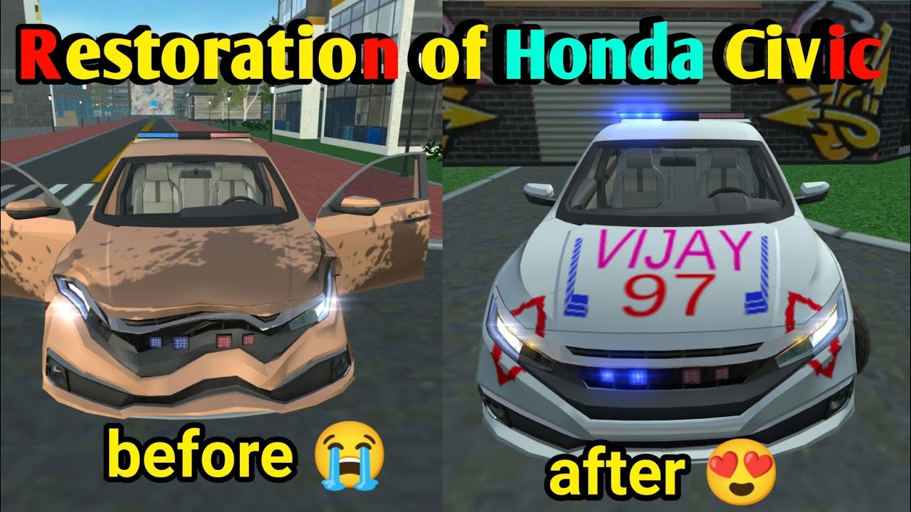 Restoration Of Honda Civic in Car Simulator 2