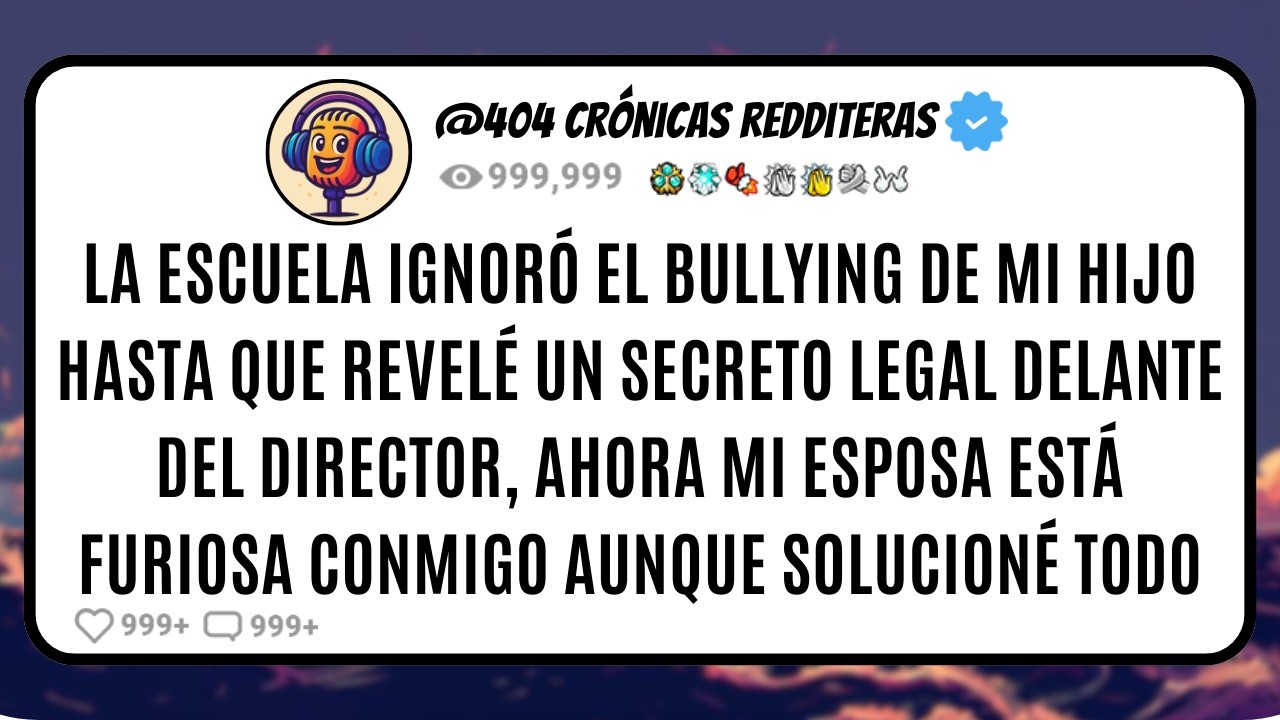 La ESCUELA Ignoró el BULLYING de mi HIJO hasta que Revelé un SECRETO LEGAL Delante del DIRECTOR,