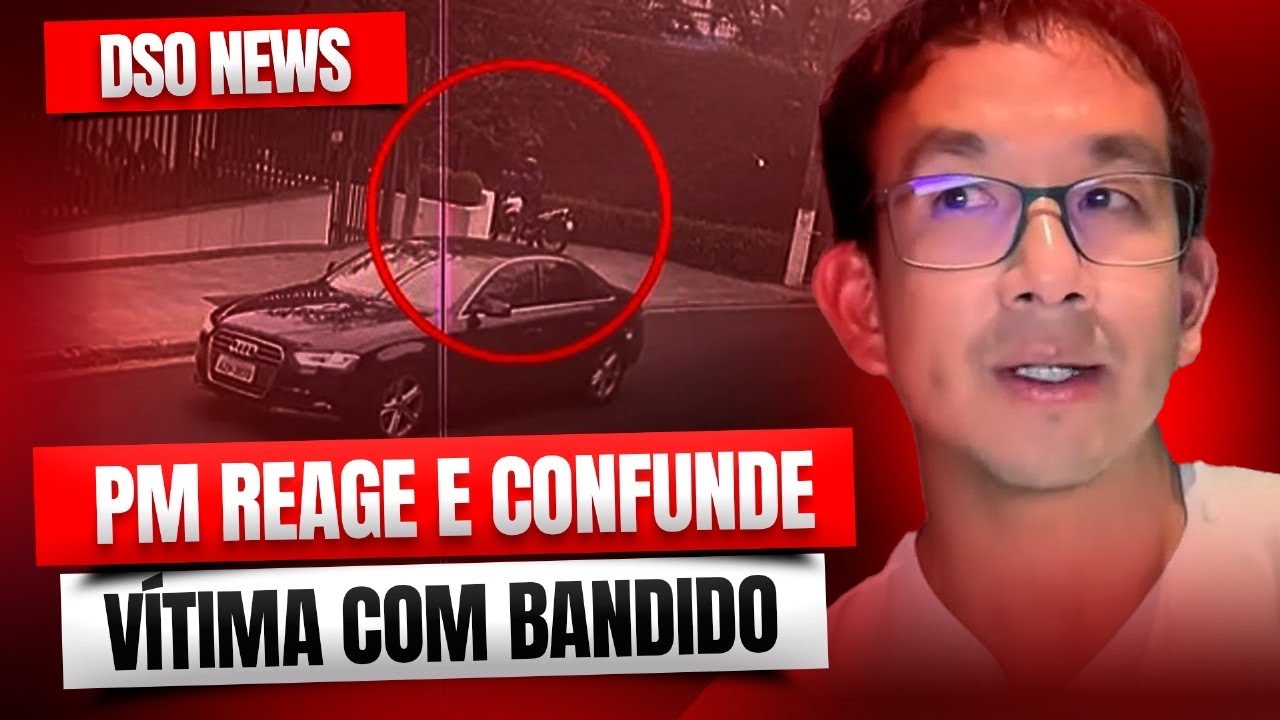 DSO News - Policial Militar &agrave; paisana reage a assalto, mas confunde v&iacute;tima com bandido.