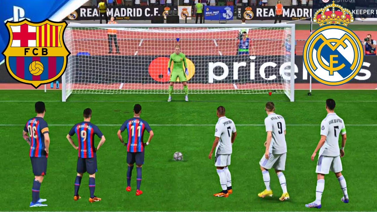 FIFA 23 - FC BARCELONA VS REAL MADRID - PENALTY SHOOTOUT - 4K 60 FPS