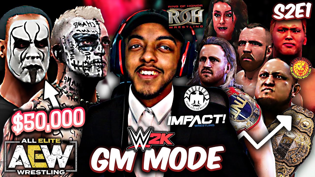 WWE 2K but I was rehired as the AEW General Manager... (AEW GM MODE)
