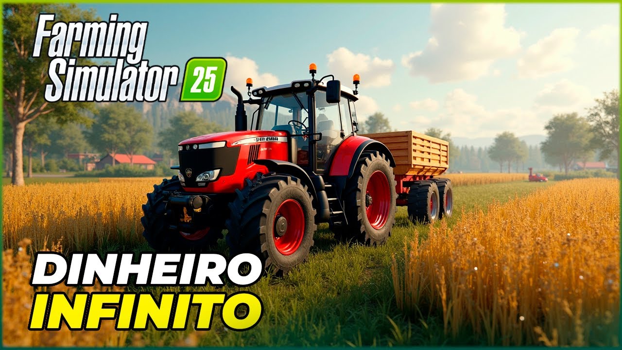 FS25 Como Colocar Dinheiro Infinito em QUALQUER PERFIL Farming Simulator 25