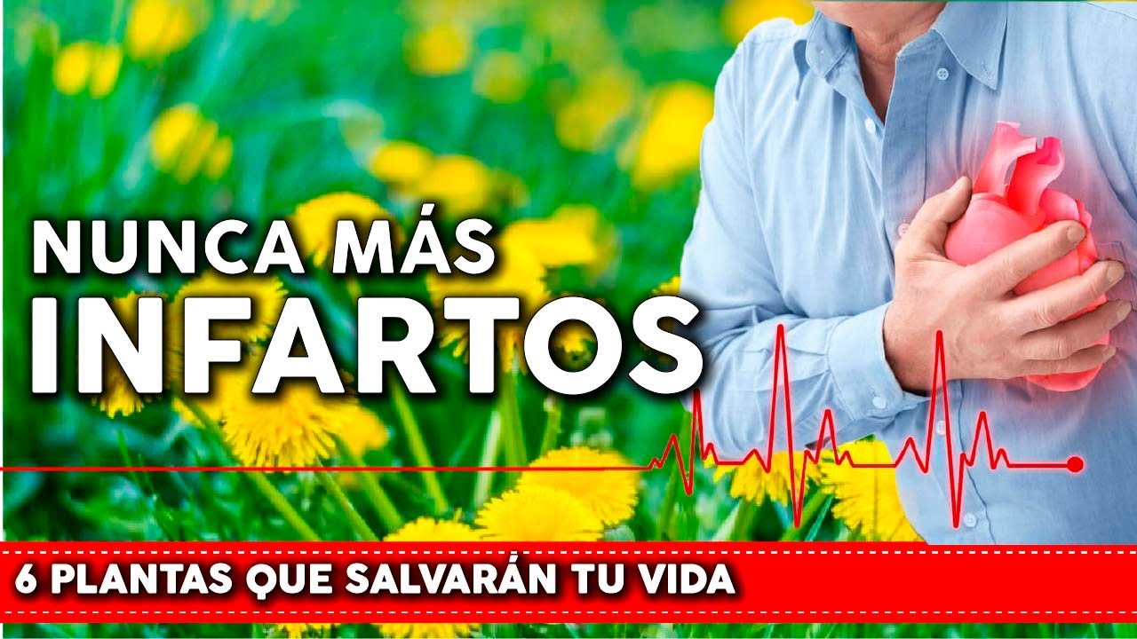 6 plantas que pueden SALVAR tu vida - previenen INFARTO y enfermedades coronarias