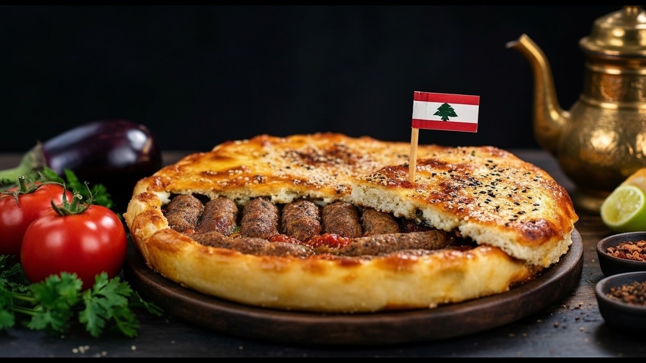 🔥 Oven-Baked Kebab with Grilled Eggplant | كباب مشوي في الفرن مع باذنجان مشوي – نكهة أصيلة ولذيذة 🍢🍆
