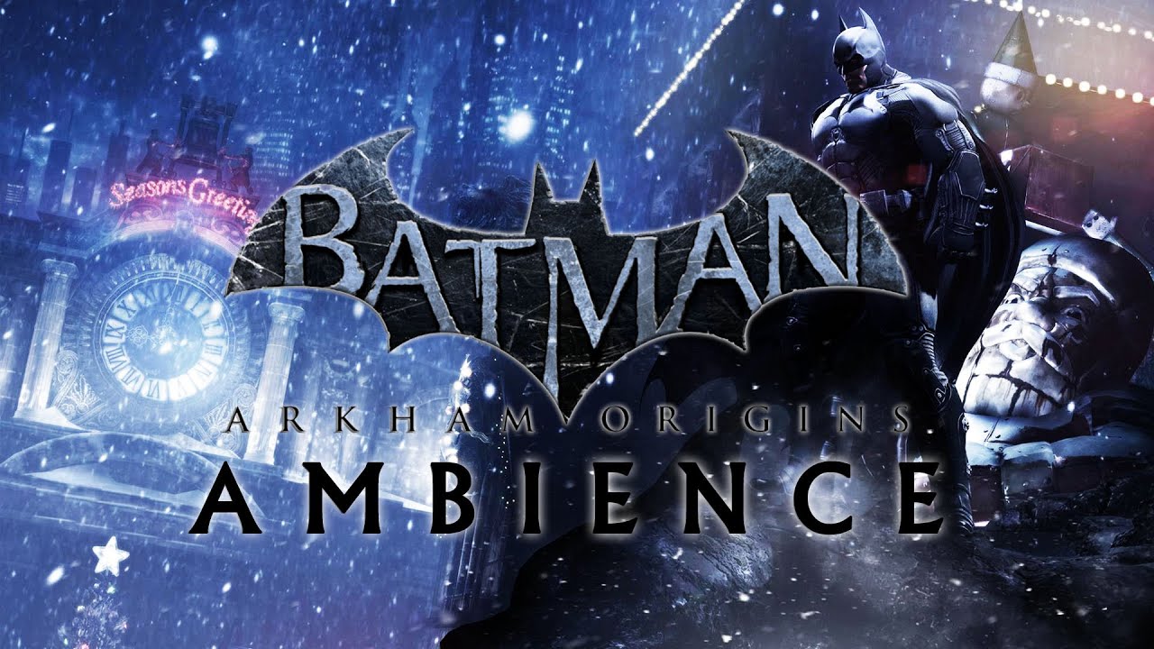 Batman Arkham Ambience | Arkham Origins, One Hour Christmas Ambient