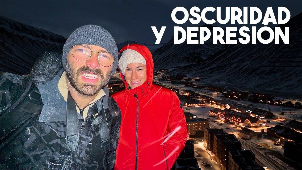 Asi es LA VIDA en un LUGAR donde NUNCA SALE EL SOL - Frío, y Depresión I Svalvard Noruega