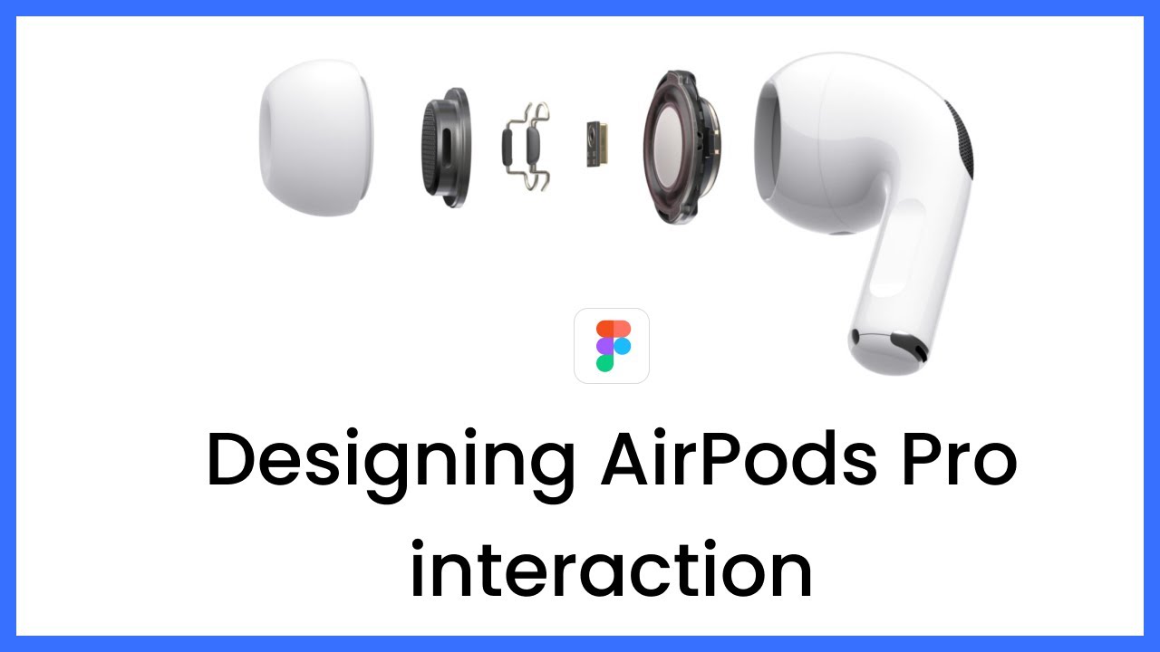 Проектирование взаимодействия с Apple AirPods Pro в Figma