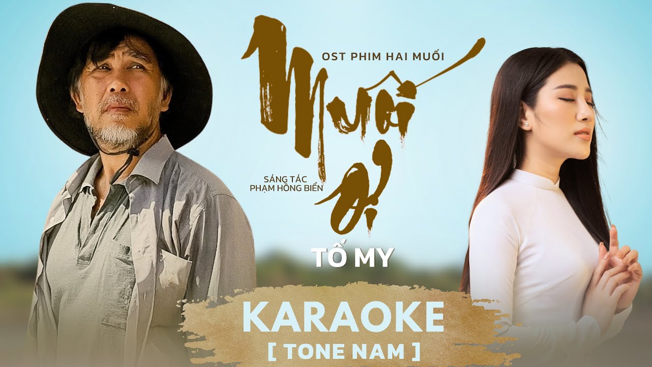 Muối ơi - St :  Phạm Hồng Biển - Karaoke Tone Nam