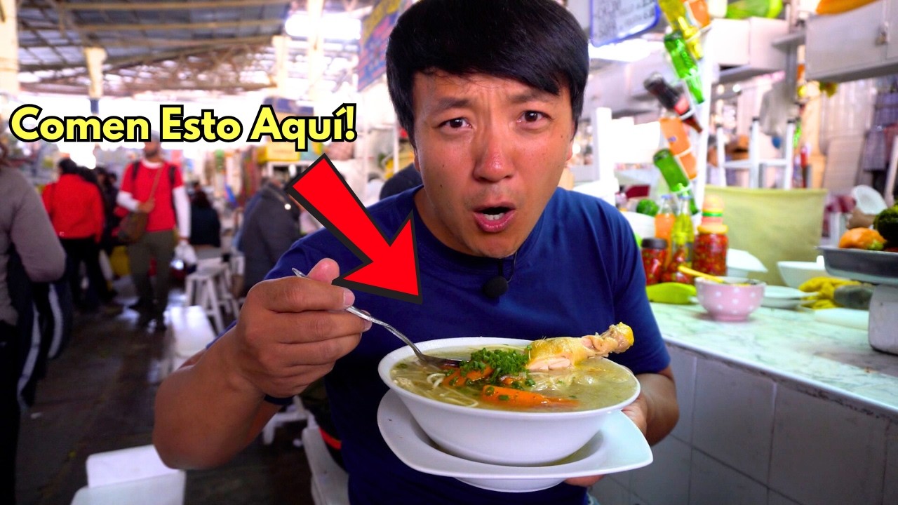 Qué Comen los Locales en el Mercado Más Famoso de Cusco | Tour de Comida Callejera en San Pedro