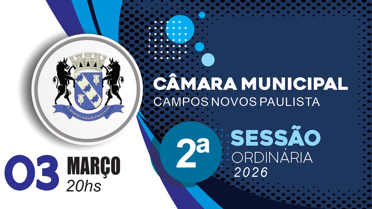 2ª SESSÃO ORDINÁRIA REALIZADA EM 03 DE MARÇO DE 2026