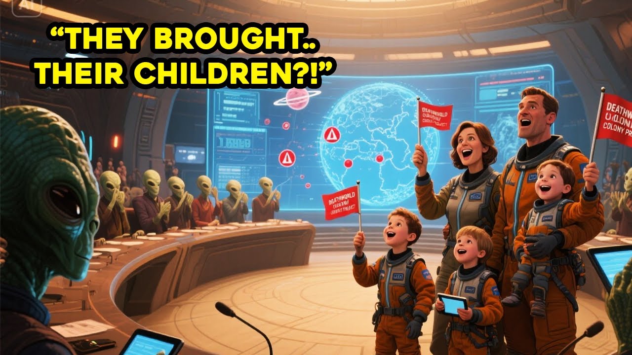 The Galactic Council Asked Who'd Terraform Deathworlds... Humans Volunteered Their Kids | HFY