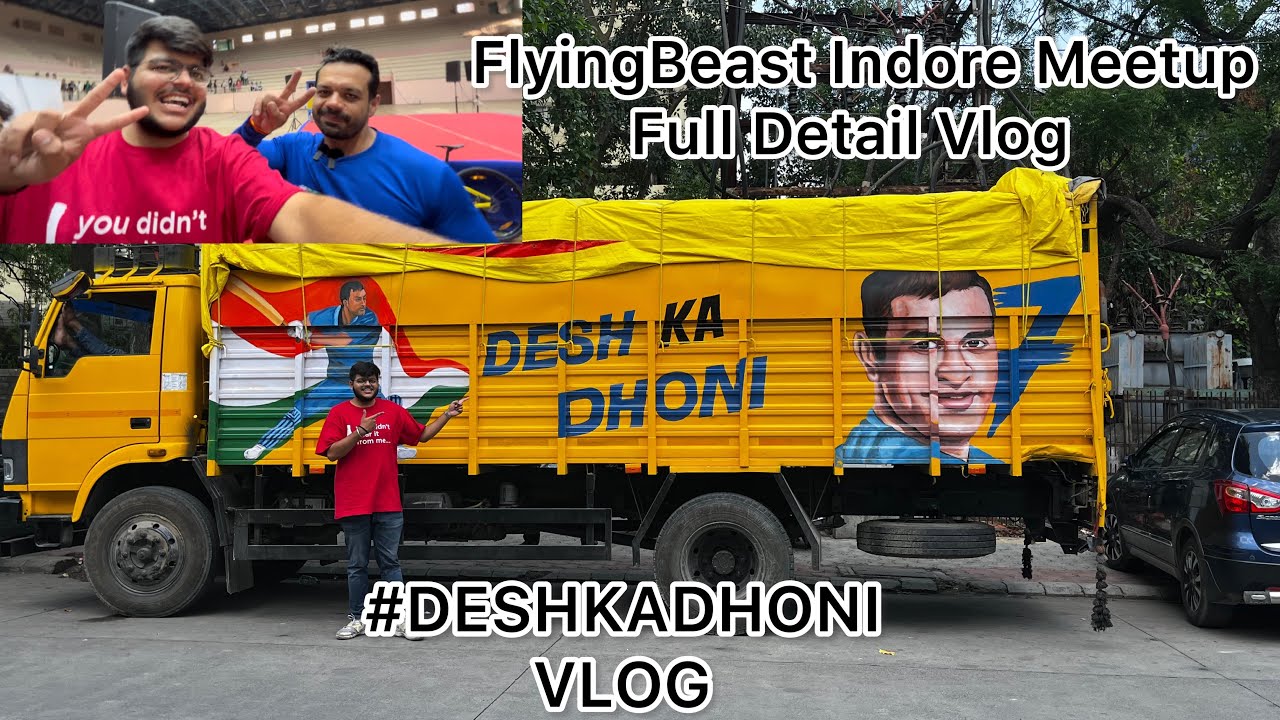 Meeting @FlyingBeast320 And Ritu Rathee In Indore | Flying Beast indore meetup #deshkadhoni #indore