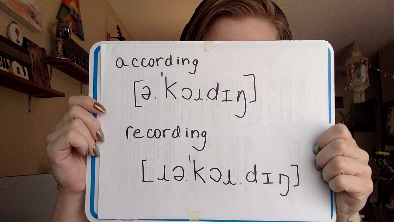 According, Recording, Reporting, Affording Pronunciation Tutorial PNW English