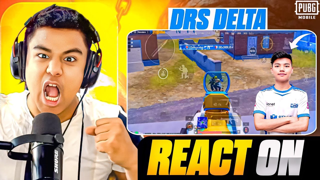 SK49 REACTS on DRS DELTA. 99.99 % HeadShot 💀| PUBGMOBILE