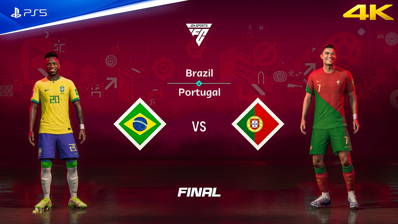 FIFA 24 - Brasil vs Portugal - World Cup Final | PS5™ [4K60FPS]