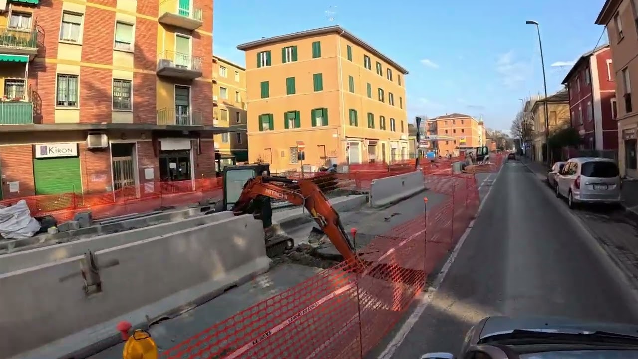 Cantieri linea Rossa Tram di Bologna