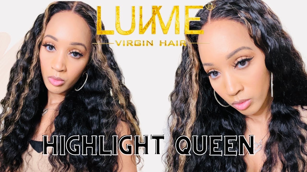 WHAT LACE??? | Blonde Highlight Ocean Wave 5x5 Undetectable Glueless Closure Wig | Ft. Luv Me Hair