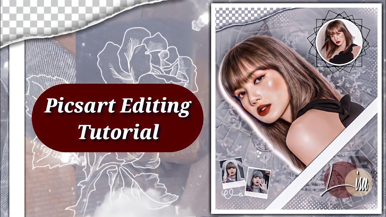 Picsart Editing Tutorial ||Lisa Blackpink❤︎||  Fan Art Tutorial || Picsart Easy Editing❤︎