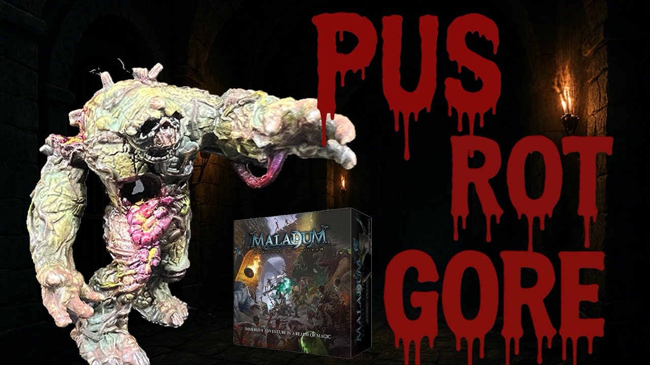 Rot Made Flesh – Painting the Maladum Troll | Villiany Ink and Speedpaint