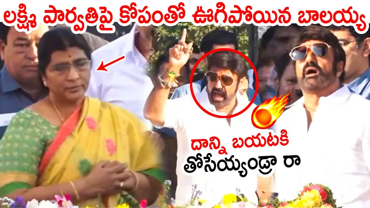 Nadamuri Balakrishna Serious On Lakshmi Parvathi At NTR Ghat? Lakshmi Parvathi VS Balayya | Cloud