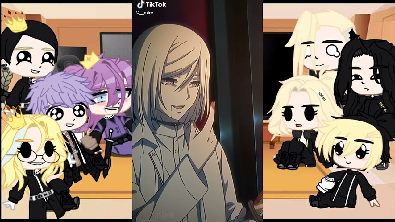 tokyo revengers react to... +Takemichi as Maniac [gacha club] ru ♡InkDeath♡