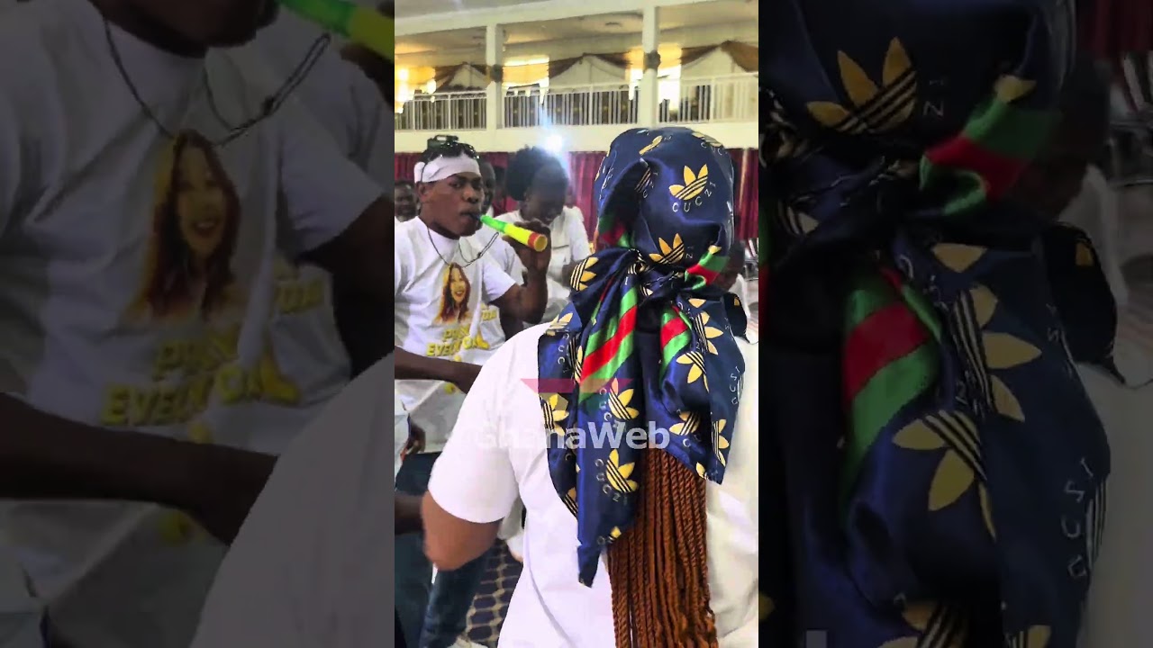 Watch jubilant scenes at Agradaa's church after her release from prison #ghanaweb #ghanawebtv