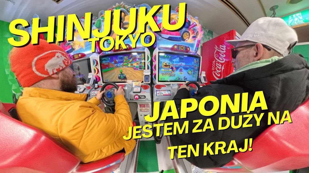 To NIE jest zwykłe Tokio… Shinjuku, flippery i Mario Kart 😱🎮