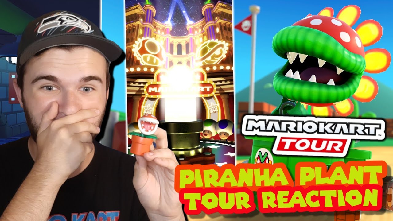 PIRANHA PLANT TOUR REACTION (Petey Is BACK, Pipe Pulls & More!) | Mario Kart Tour