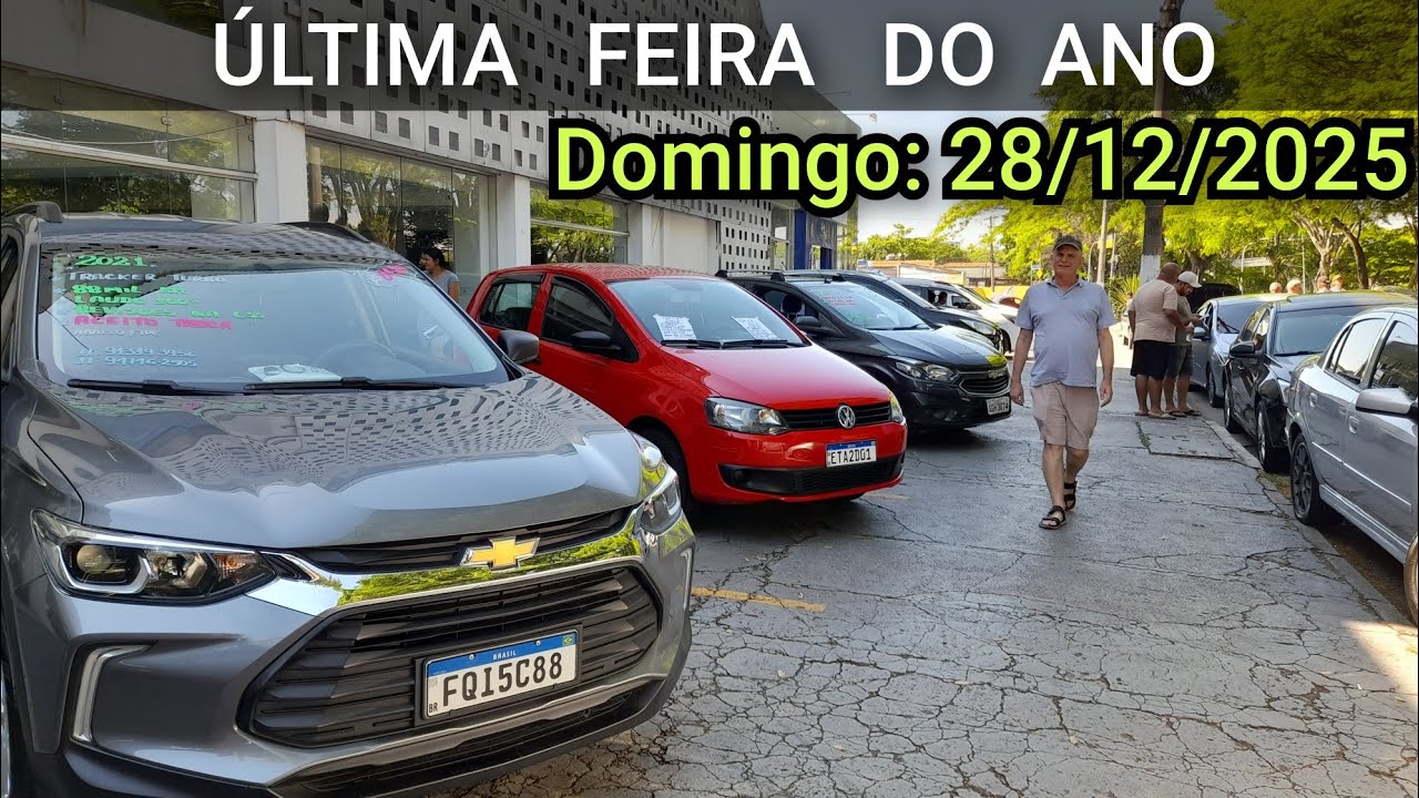 FEIR&Atilde;O DE CARROS USADOS EM S&Atilde;O PAULO / DOMINGO: 28/12/2025